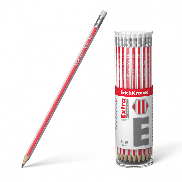 Μολύβι με γόμα ErichKrause® Εxtra HB