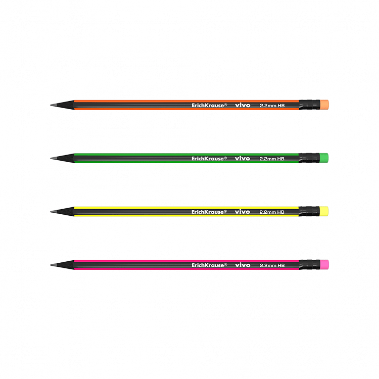Μολύβι με γόμα ErichKrause® Vivo  HB
