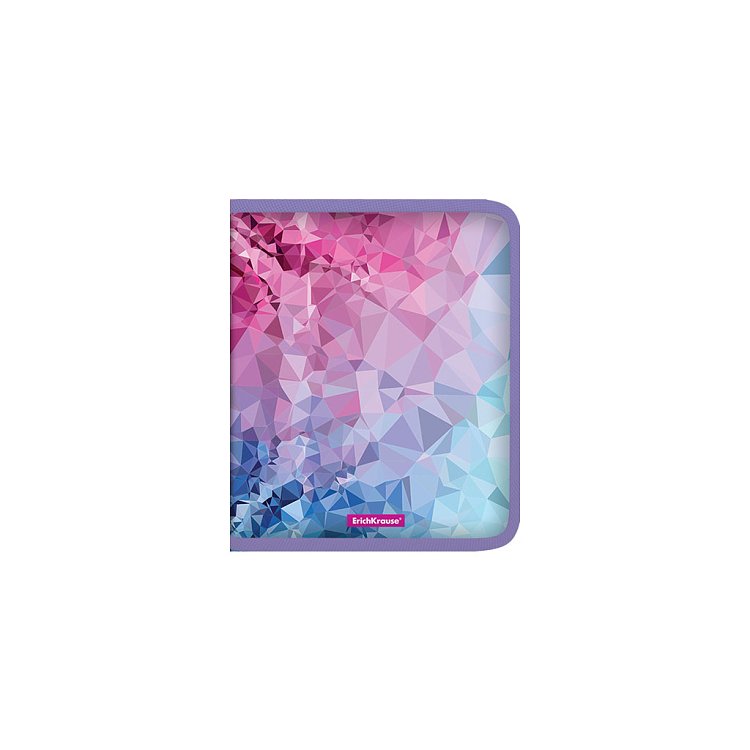 Koυτί  με φερμουάρ Pink dynamique , A5+.