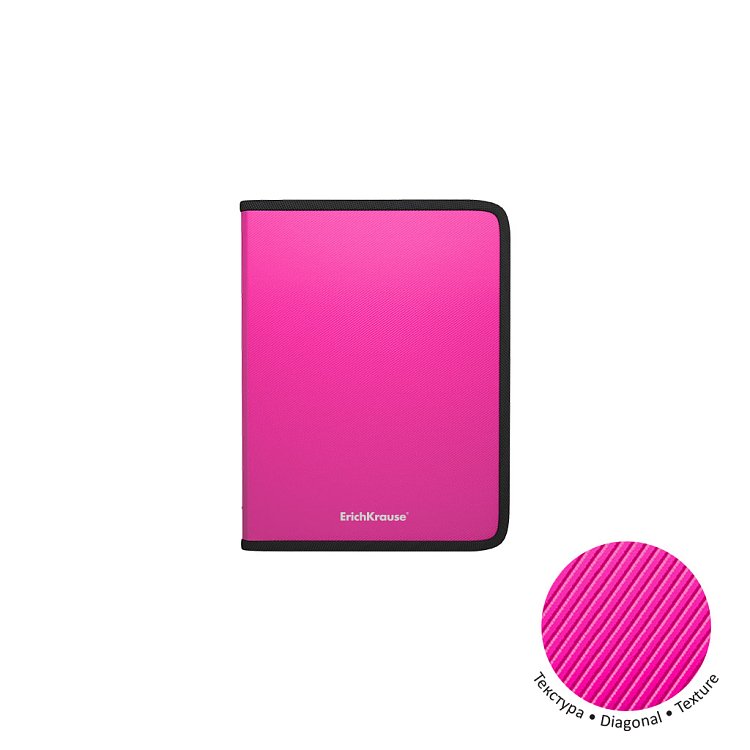 Koυτί  με φερμουάρ  Diagonal Neon, A5+, mixed.