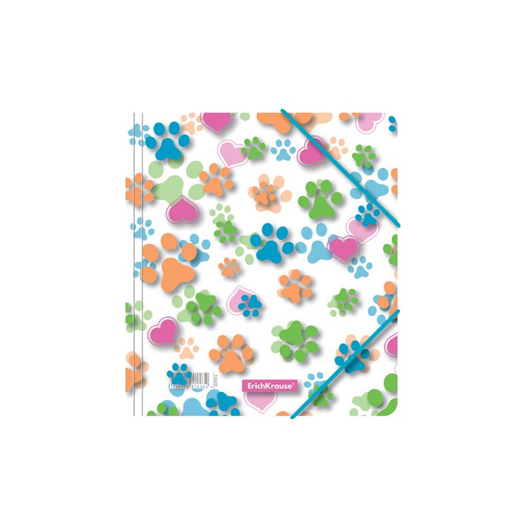 Φάκελος με λάστιχο  ® neon paws , A5+,mixed.