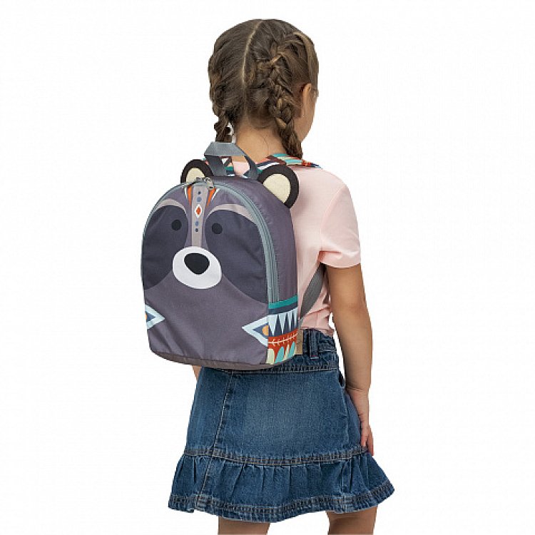 Σακίδιο πλάτης ErichKrause® EasyLine® Mini Animals 5L Mimi Racoon