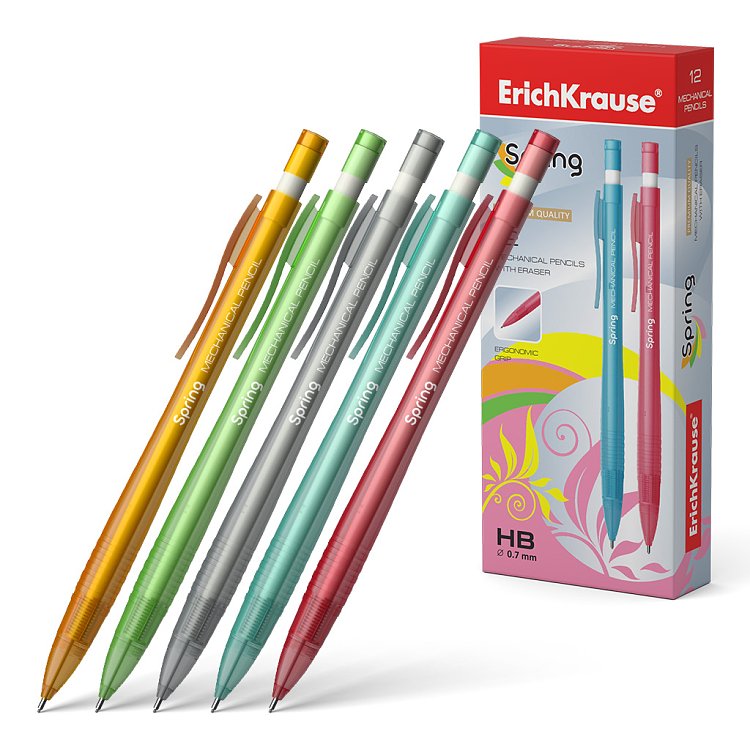 Μηχανικό μολύβι ErichKrause Spring 0,7 mm, HB