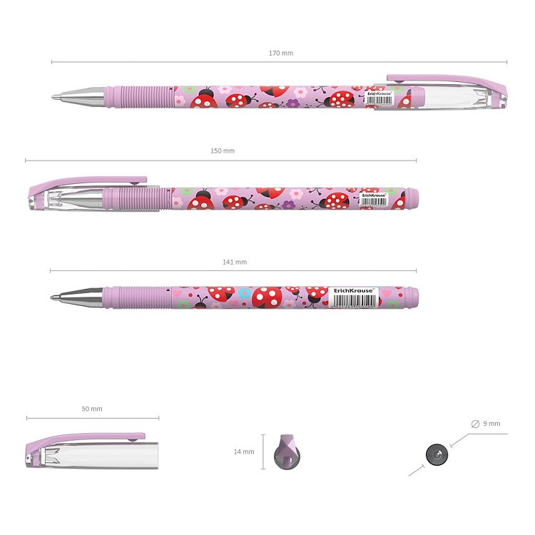 Στυλό ErichKrause® ColorTouch® Ladybug 0,7mm