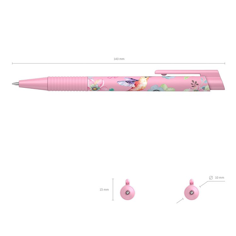 Στυλό με κουμπί  ErichKrause® ColorTouch® Colibri 0.7mm