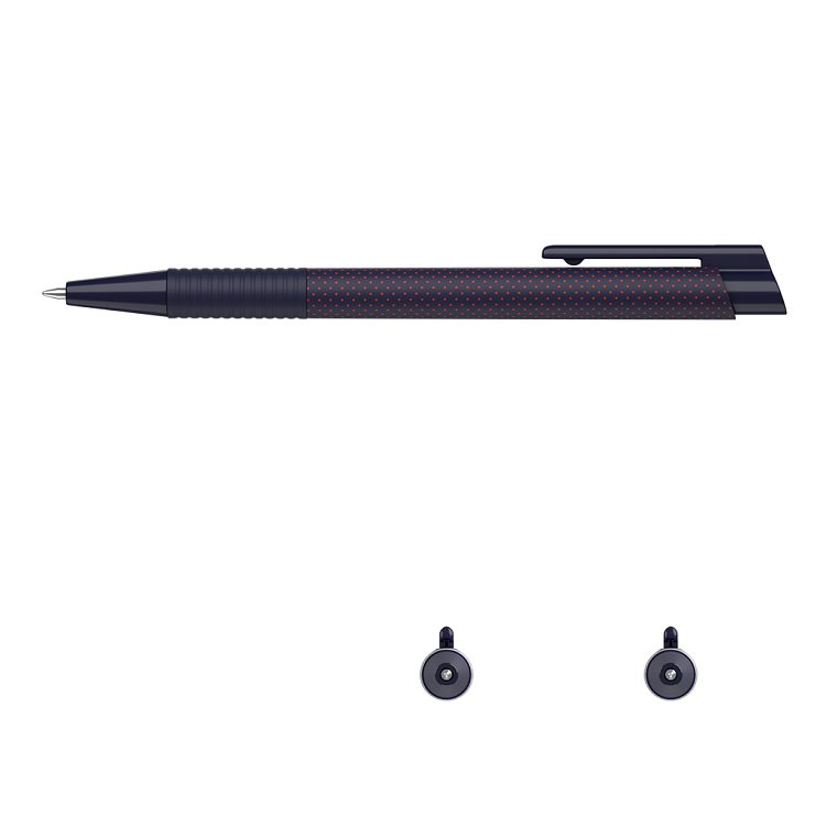 Στυλό με κουμπί  ErichKrause® ColorTouch®French Dots 0.7mm