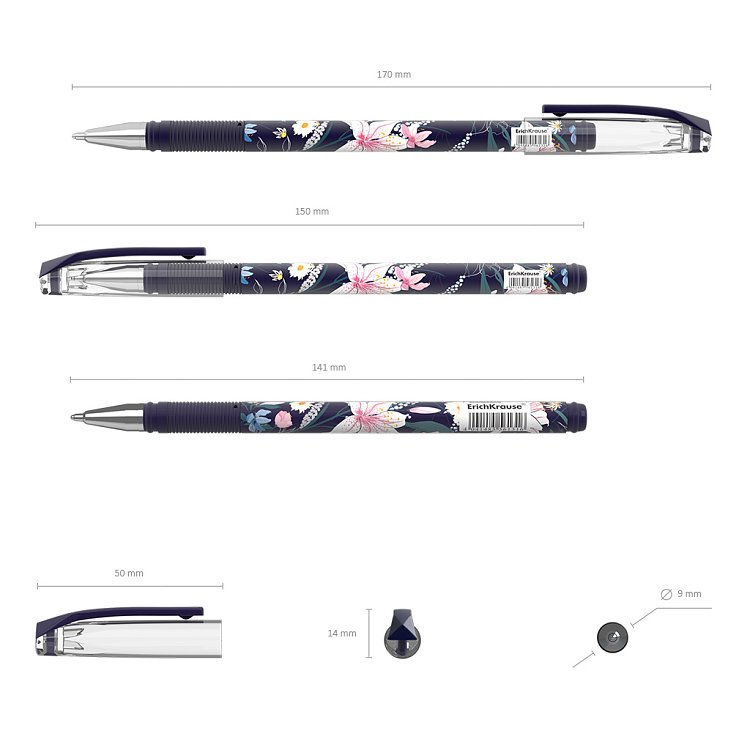 Στυλό ErichKrause® ColorTouch®Lilly blue 0,7mm