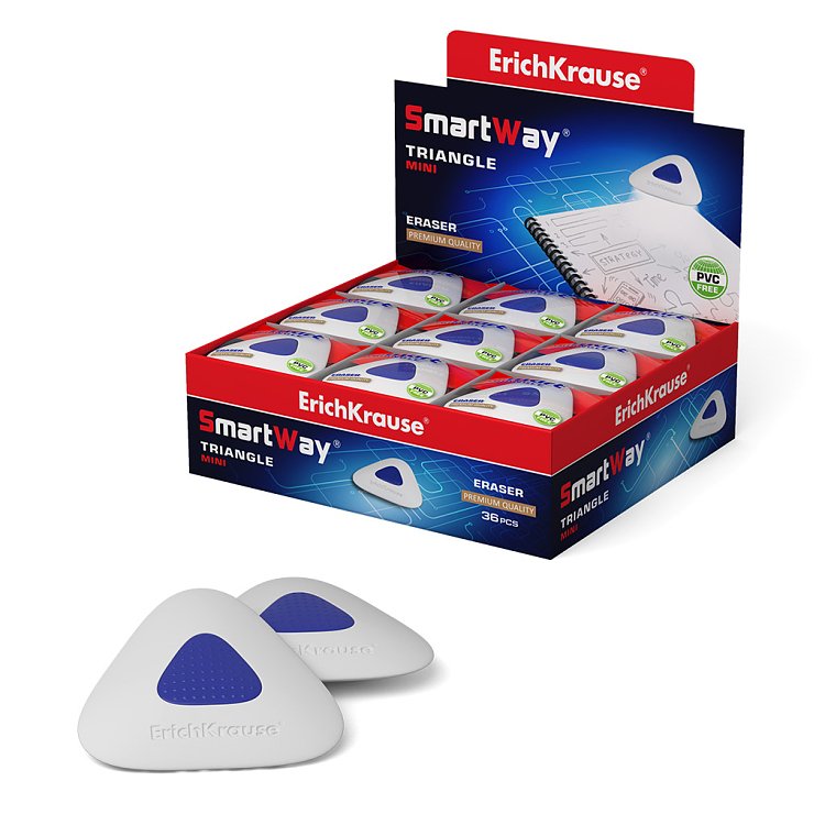 Γόμα βότσαλο ErichKrause SmartWay® Mini Triangular