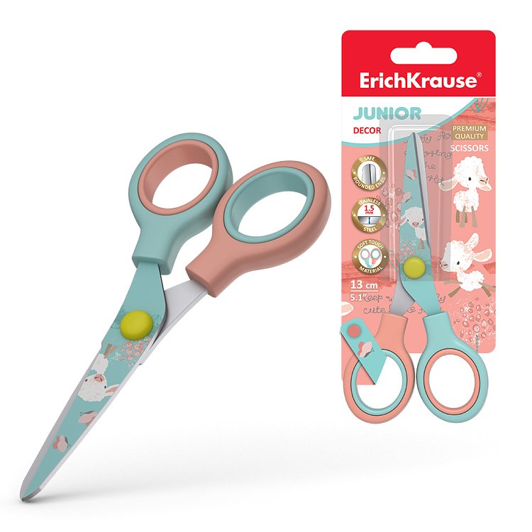 Ψαλίδι ErichKrause® curly sheeps 13cm