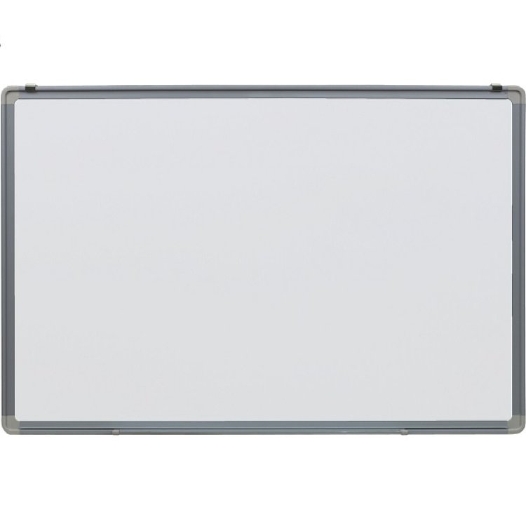 Πίνακας λευκός μαγνητικός με πλαίσιο αλουμινίου.