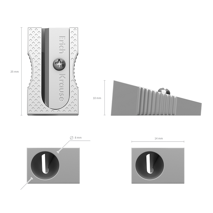 Ξύστρα μεταλλική ErichKrause® Ferro