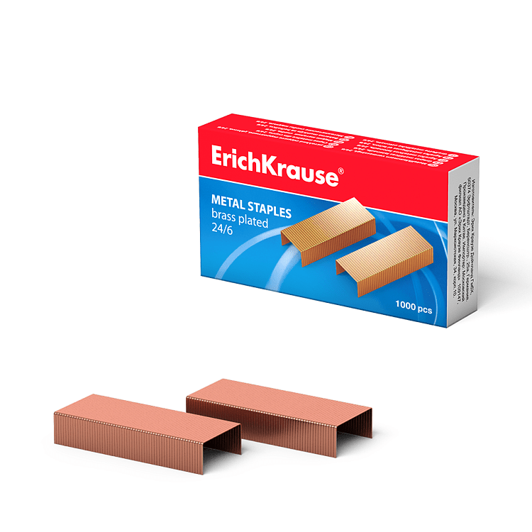 Σύρματα συρραπτικού νο. 24/6 ErichKrause® χρώματιστά