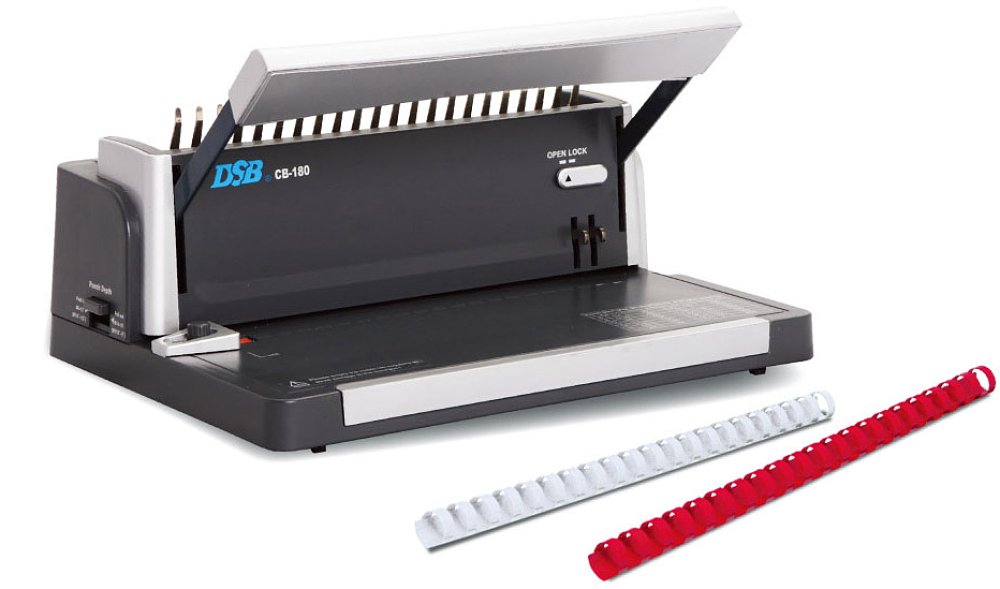 CB-180 μηχανή βιβλιοδεσίας πλαστικού σπιράλ