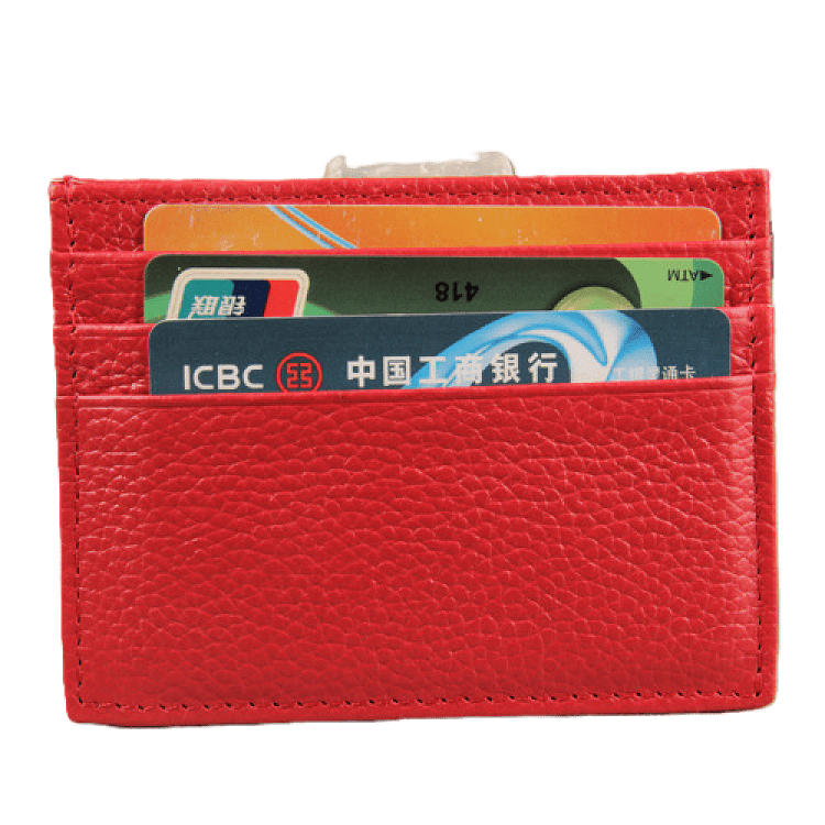 Θήκη πορτοφόλι για κάρτες ,γνήσιο δέρμα vera pelle.