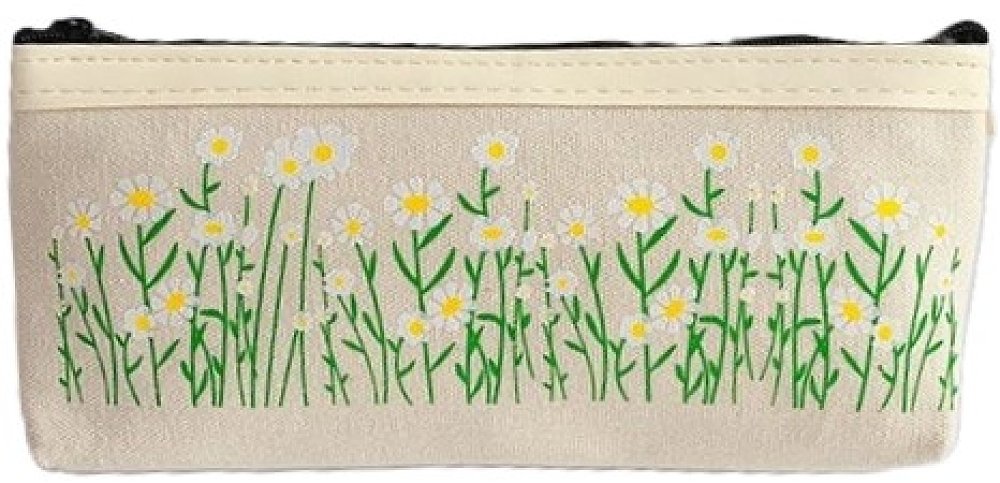 Κασετίνα φάκελος κανβάς  Flower