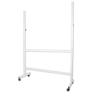 Μεταλικό στάντ με 4 ρόδες για πίνακα διπλής όψης