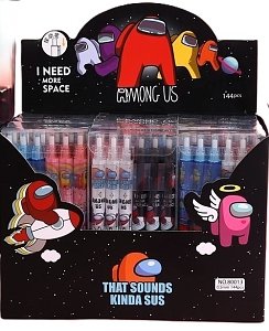 Στυλό με κουμπι Space ,σέτ 12 τμχ
