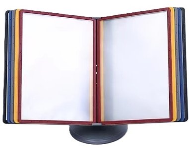 Επιτραπέζιο και επιτοίχιο σταντ Α4+ ,10 θήκες.