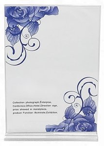 Επιτραπέζια ακρυλική θήκη εντύπου  T  ,A4.