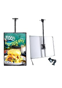 Επιτοίχια θήκη εντύπου Light box Led,A2