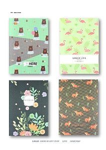 Notebook A5 ,Mikirei ,Green life