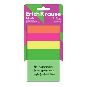 Αυτοκόλλητα χαρτακια 75χ75 διάφανο φιλμ ,invissible 100φ