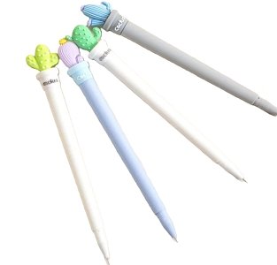 Στυλο gel ,fancy , σταντ 48τμχ , Cactus .