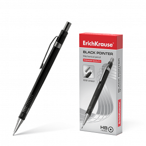 Μηχανικό μολύβι ErichKrause® Black pointer  0,5mm, HB