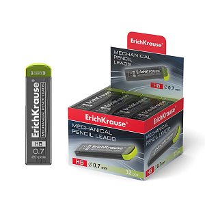 Μύτες  για μηχανικά μολύβια 0,7 mm, HB (20 τεμ.)