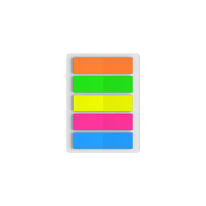 Σελιδοδείκτης 5 χρώματα film