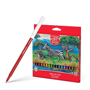 Μαρκαδόροι ArtBerry® Easy Washable 18 χρωμάτων