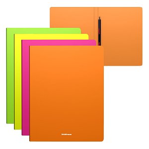 Ντοσιέ με γερμανικό  κλίπ έλασμα ελλατήριο Neon, A4, assorted