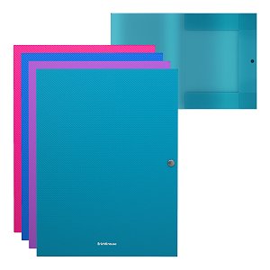 Κουτί κουμπί με πτερύγιο  mix color ,ράχη  8mm, A4, μαύρο