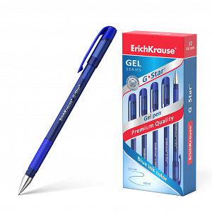 Στυλό gel Erich Krause G-star 0.5 μπλε