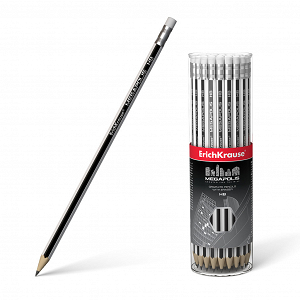 Μολύβι με γόμα ErichKrause® ,Μegapolis  HB