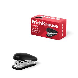 Μίνι συρραπτικό №10 ErichKrause Compact, έως 15 φύλλα, ποικιλία χρωμάτων (κουτί 1 τεμ.)