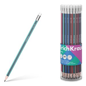 Μολύβι γραφίτη ErichKrause, Sonata, τριγωνικό, με γόμα HB 