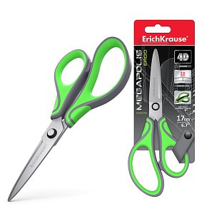 Ψαλίδι ErichKrause Megapolis Ergo  γκρι-πράσινο