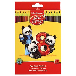 Χρωματιστά μολύβια ArtBerry®18χρώματα