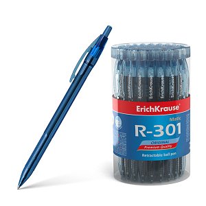 Στυλό ErichKrause® R-301 matic,0.7mm, μπλέ