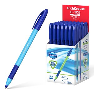 Στυλό   ErichKrause®U-109 neon stick&grip 1,0mm,μπλέ