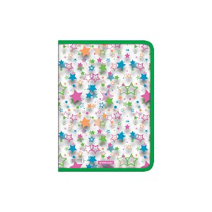 Koυτί  με φερμουάρ Neon stars , A5+.