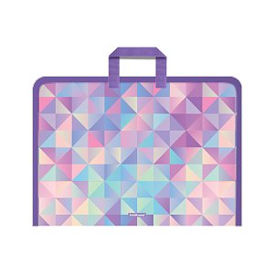 Χαρτοφύλακας ακουαρέλας με φερμουάρ και  λαβές , Magic Rhombs, A3+ 