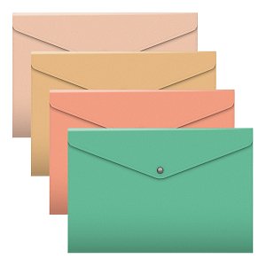 Φάκελος με κουμπί  ErichKrause® Matt Powder, A4, αδιαφανές, διάφορα χρώματα