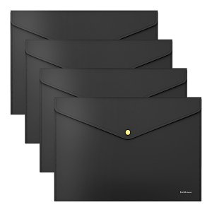 Φάκελος ErichKrause® Matt Accent, με κουμπί νέον, Α4