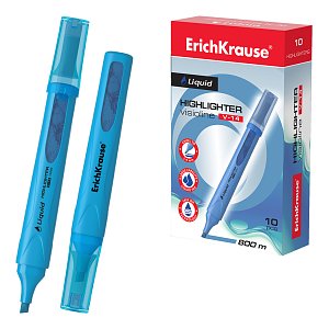 Highlighter ErichKrause Liquid Visioline V-14 Neon, (κουτί 10 τεμ.)