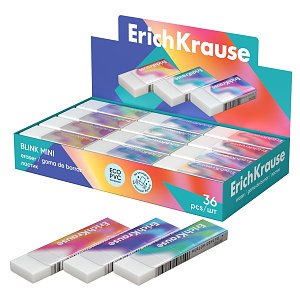 Γόμα ErichKrause Blink Mini (κουτί 36 τεμ.)