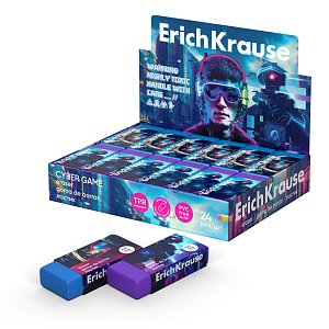 Γόμα ErichKrause Cyber ​​Game (κουτί 24 τεμ.)