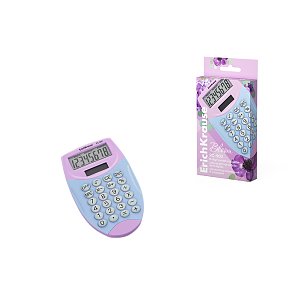 Αριθμομηχανή τσέπης 8 ψηφίων ErichKrause PC-900 Pastel Bloom, διάφορα χρώματα (κουτί 1 τεμ.)