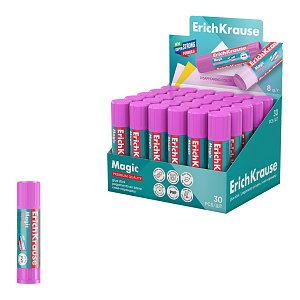 Κόλλα stick ErichKrause Magic με χρωματιστό ίχνος – 8 g, 15 g